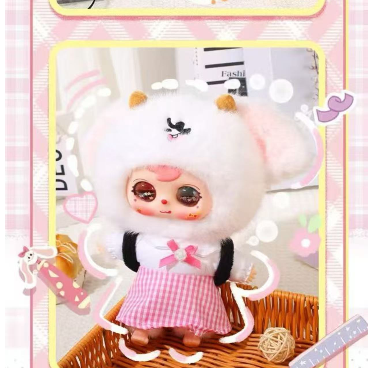 （咩咩）大宝贝-课桌小萌友毛绒盲盒