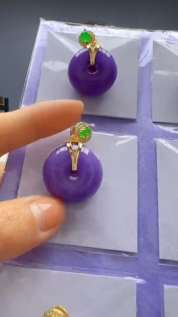 静柏diy严选颈饰猫眼平安扣吊坠