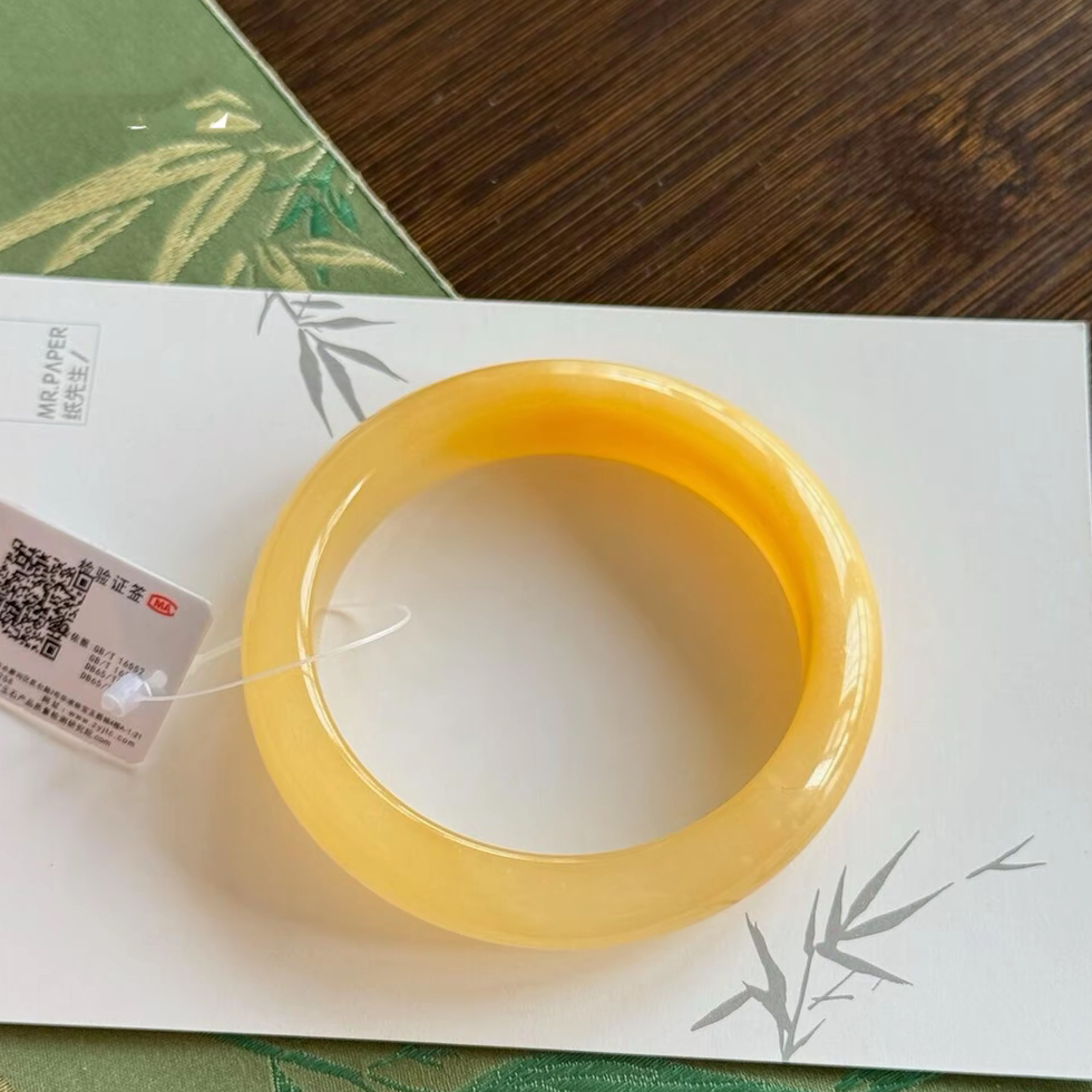 非金属仿水晶手镯 变色海云母手镯（悬浮礼盒）04401