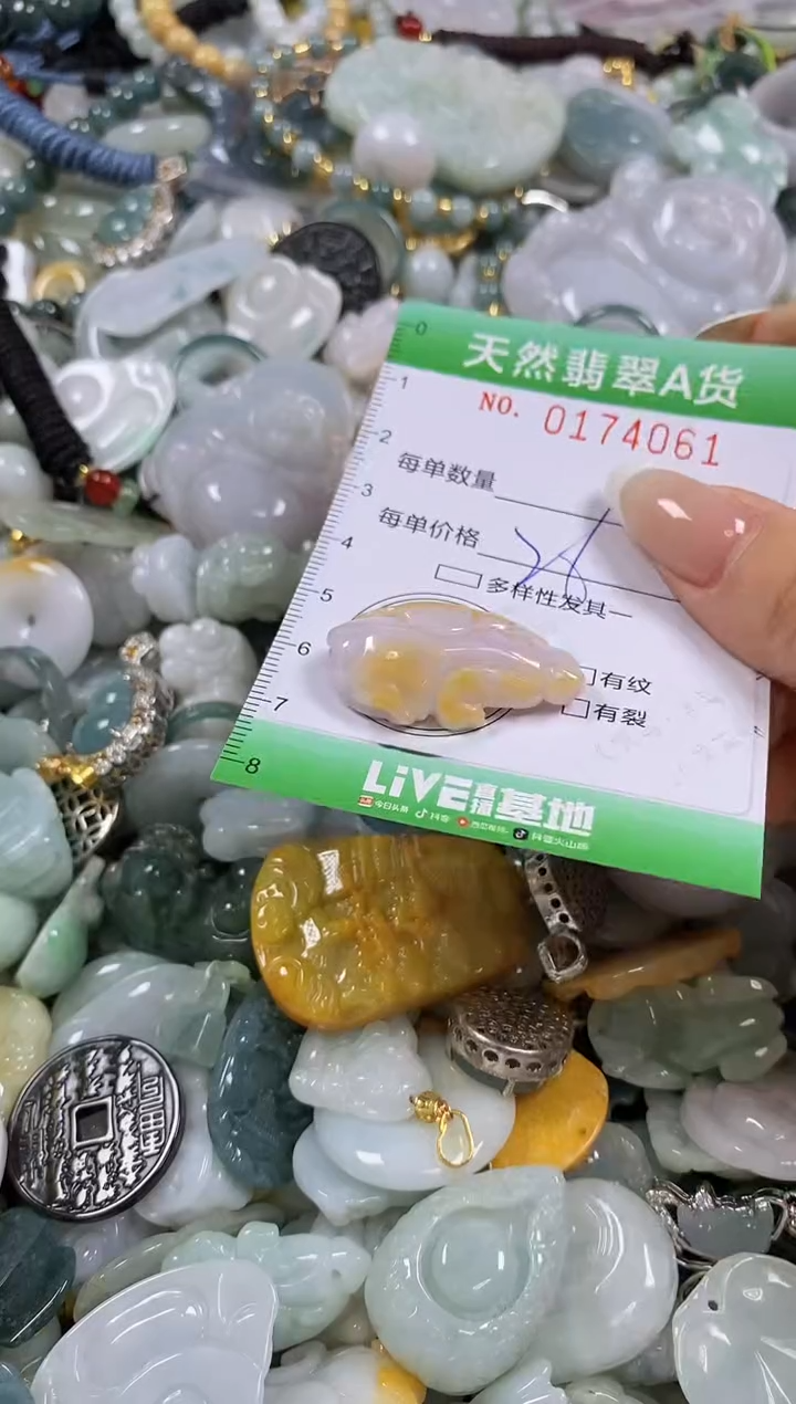 翡翠未镶嵌颈饰闪购0174061