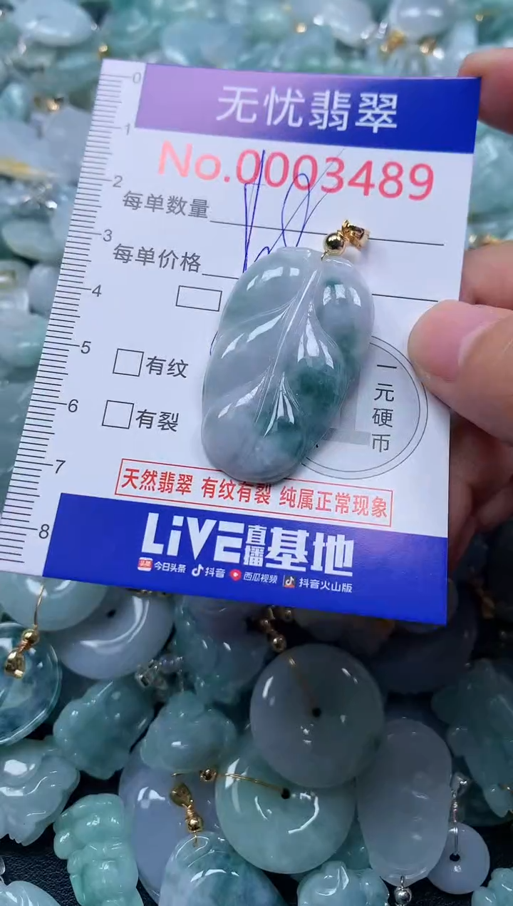 颈饰未镶嵌翡翠3489