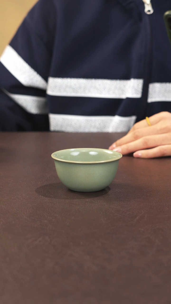 宣宝汝瓷原矿原釉手工作品微瑕