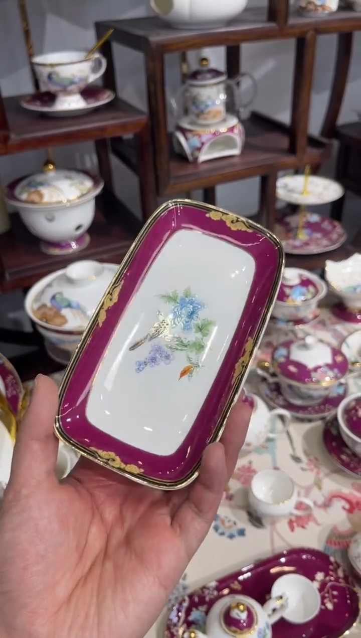 45%以上骨粉骨瓷6英寸毛巾碟