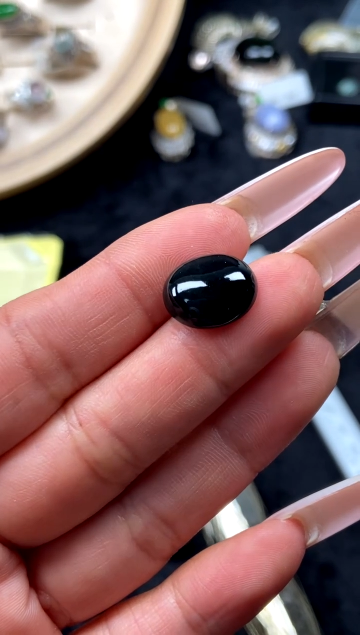 未镶嵌定制翡翠13天然缅甸A货翡翠蛋面