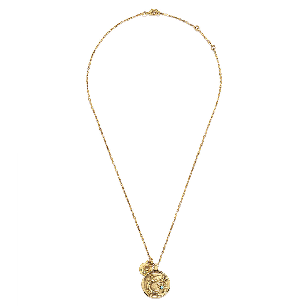 黄铜项链 GOOSENS 女士项链LUNE圆形吊饰项链0062512013