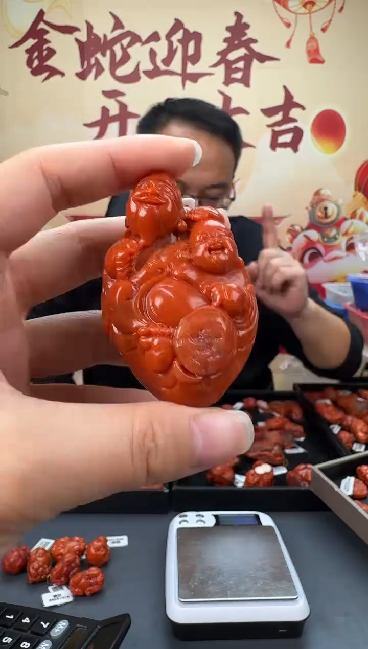 【闪购商品】南红玛瑙雕刻未镶嵌119ZB0213产品一个