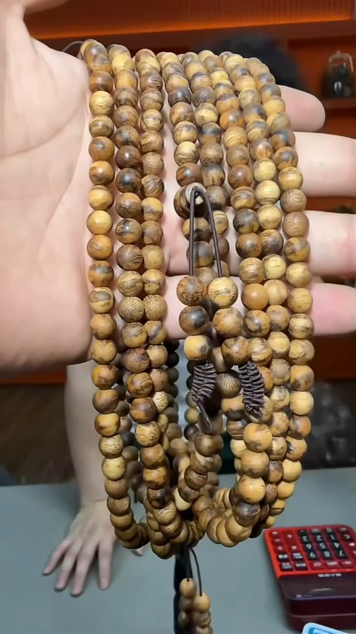 沉香手串100号长串虎斑19g0.7多样性发一