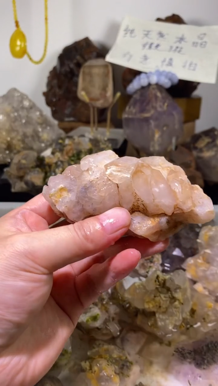 未镶嵌珠宝半成品水晶12号230g四川超七花园水晶
