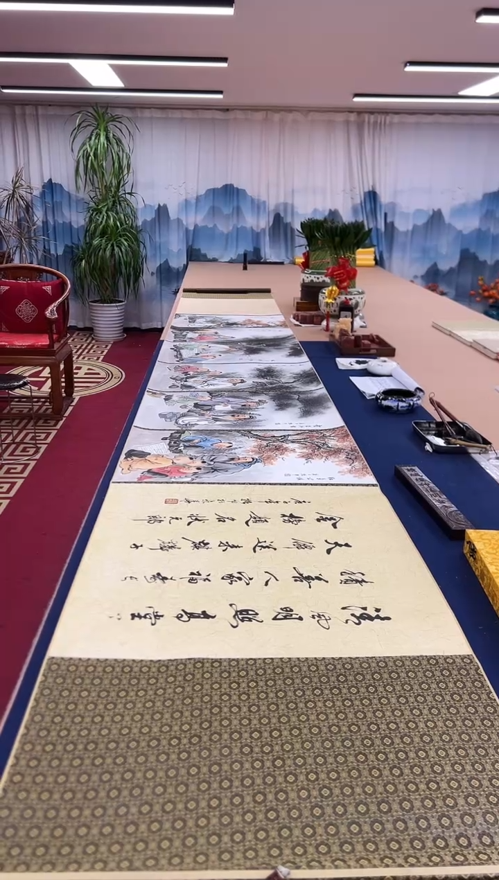 书法张振甲 人物国画 作品