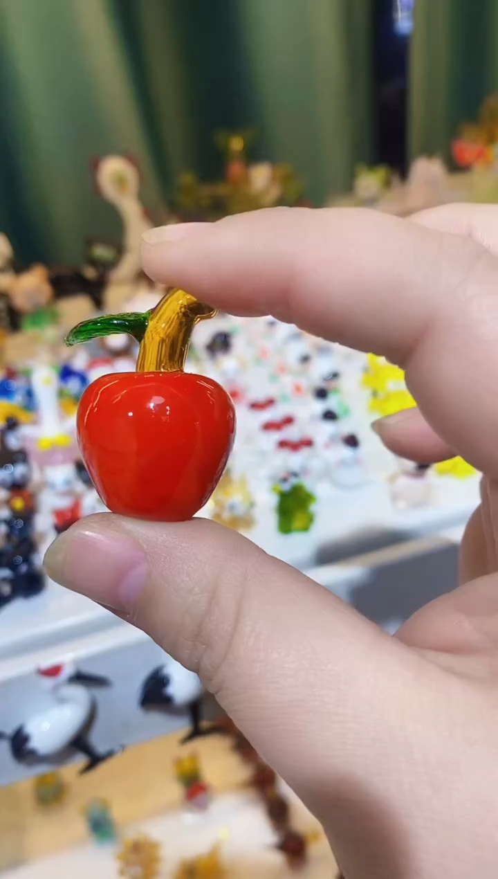 【闪购商品】琉璃手工艺品大苹果
