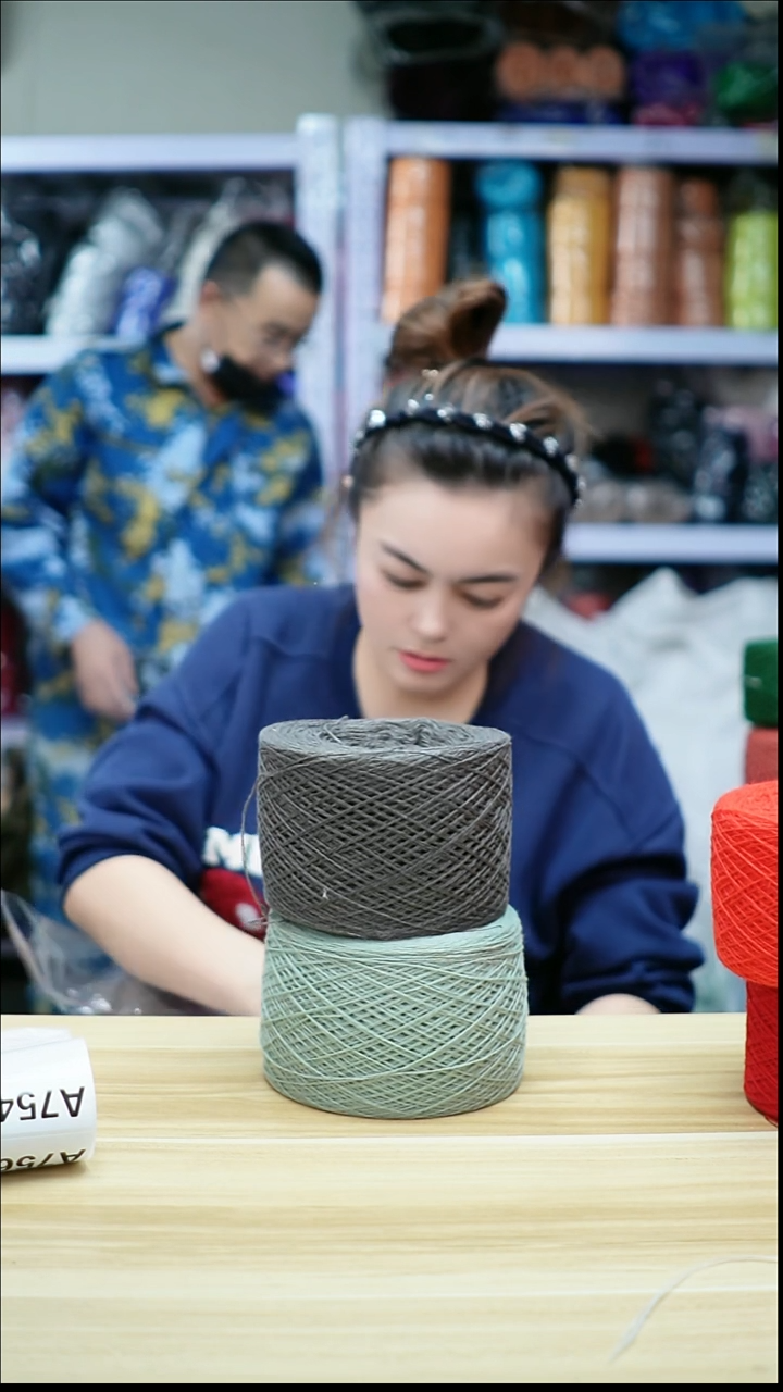 羊毛欢姐手编线A754