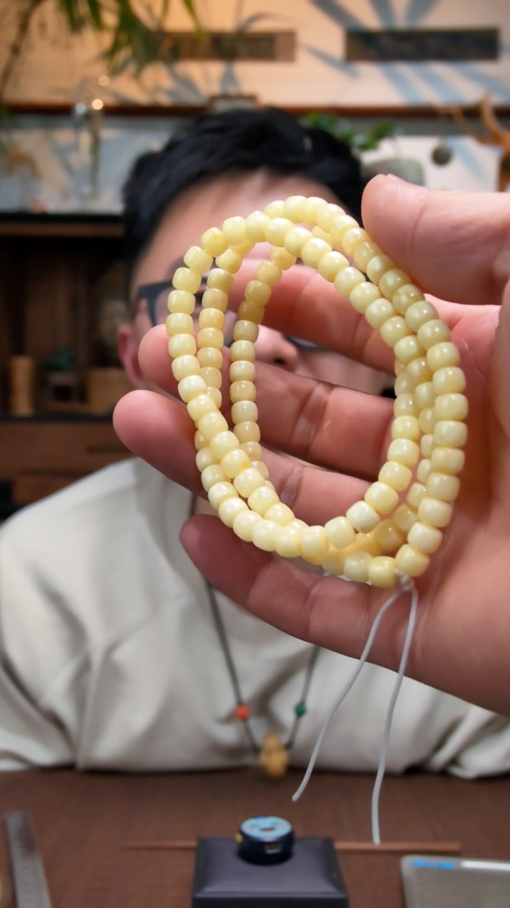 未镶嵌定制蜜蜡蜜蜡老型长串DS（竞）