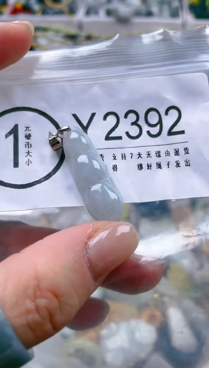 【闪购商品】翡翠颈饰未镶嵌/Y/翡翠A货一图一物