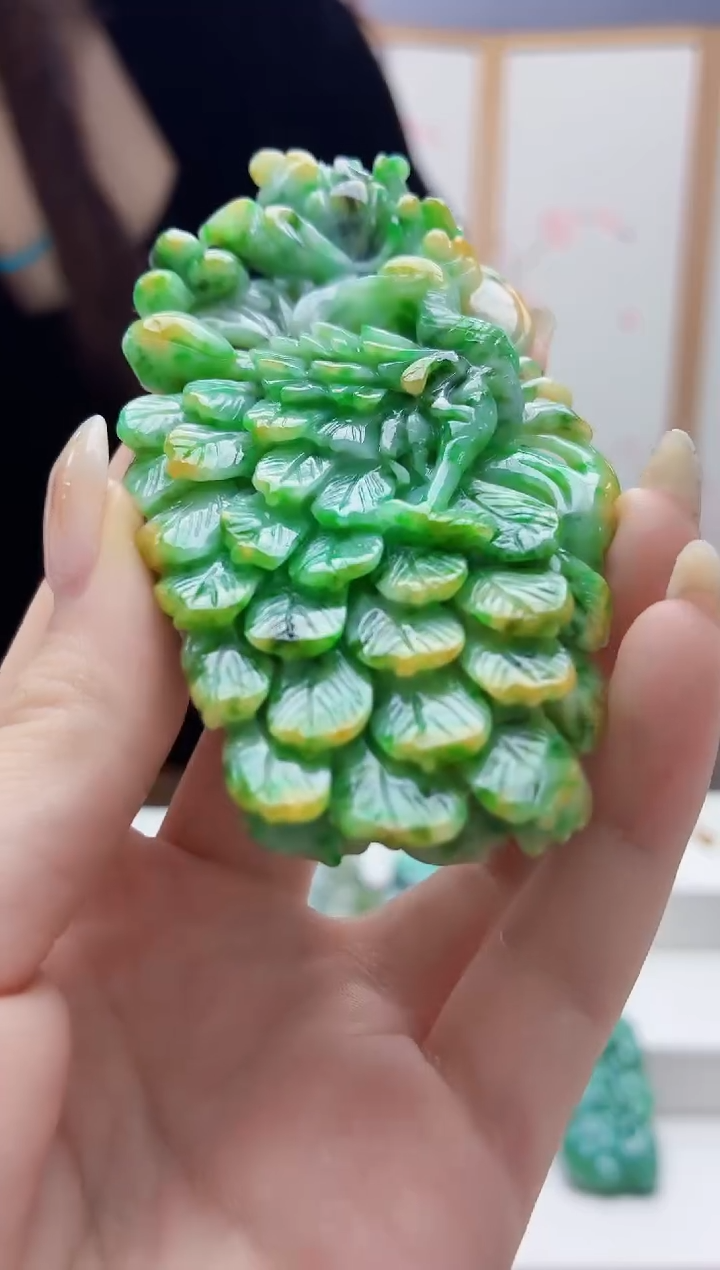 未镶嵌定制翡翠4829jw-毛货挂件43