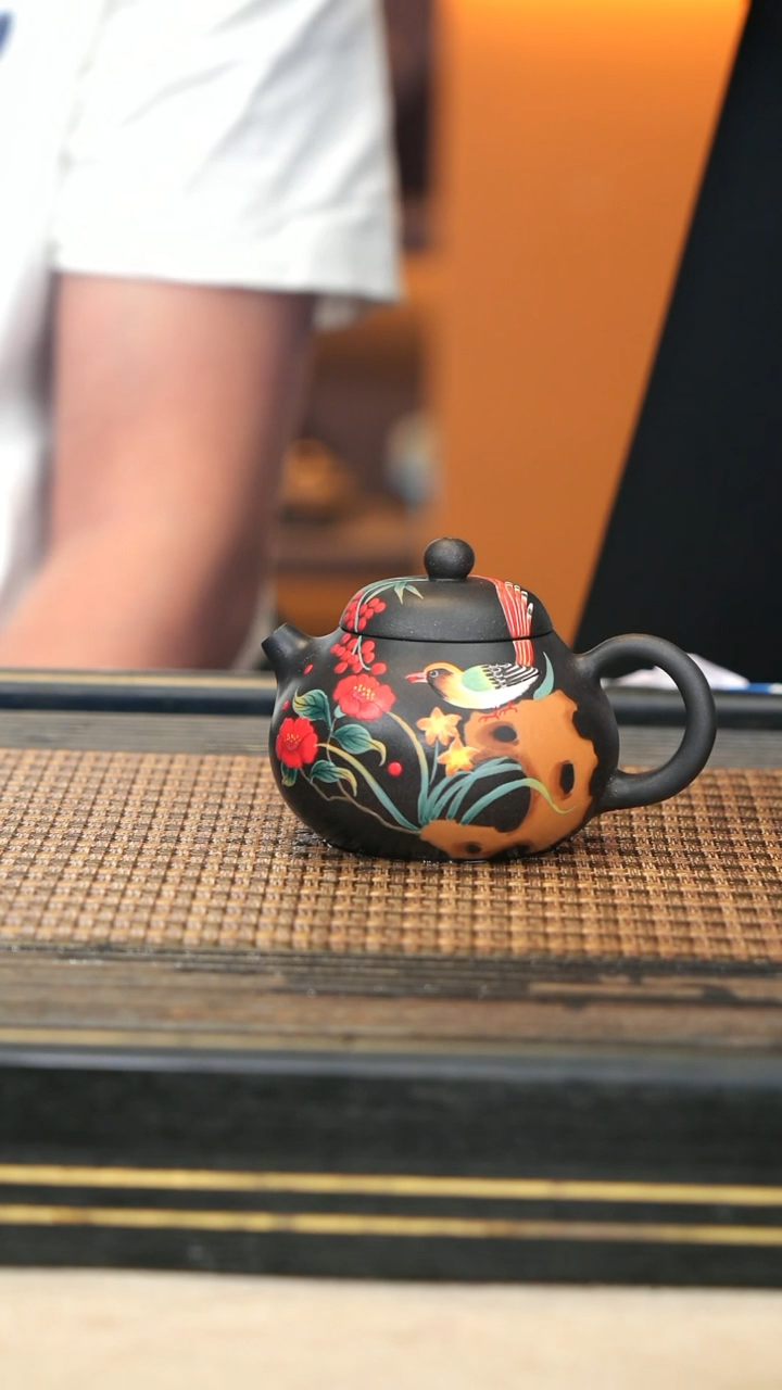 LJY86《花鸟·文旦》云雾天青