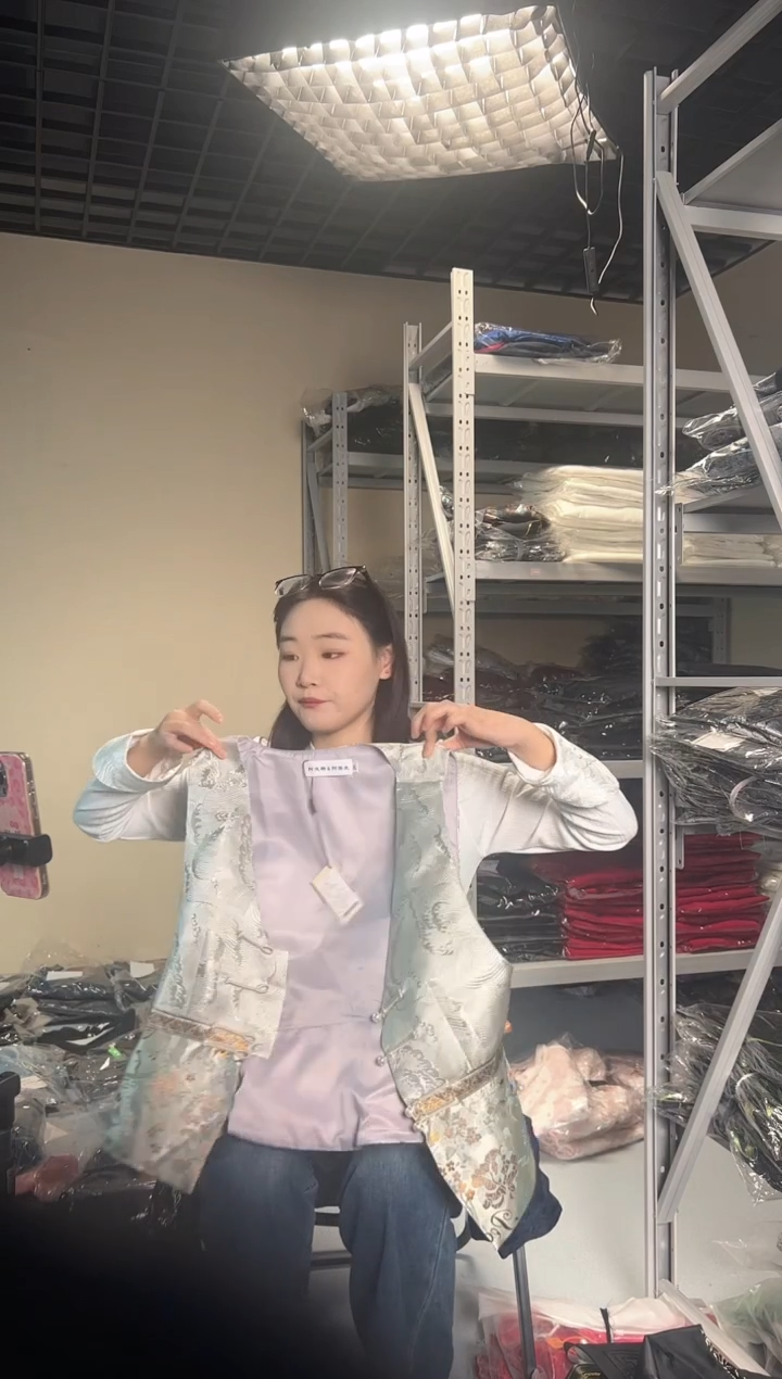 闪购蒙古民族服饰 马甲 XL码