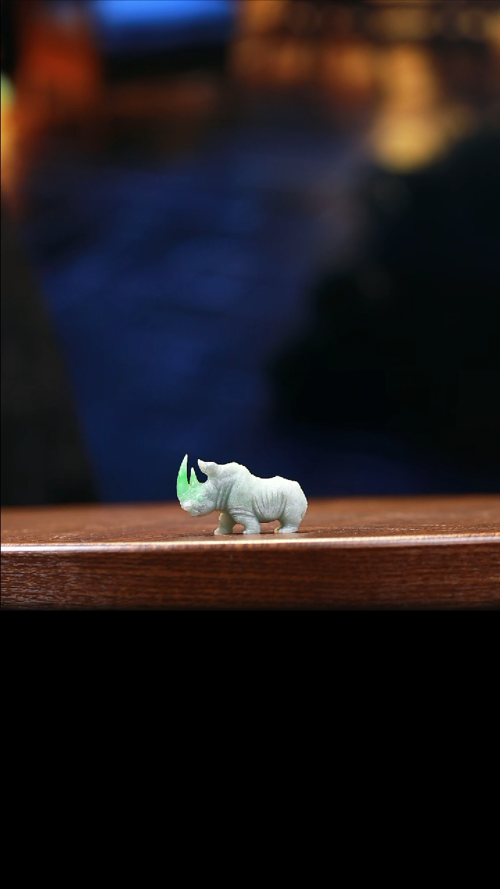 【闪购商品】定制翡翠未镶嵌翡翠犀牛