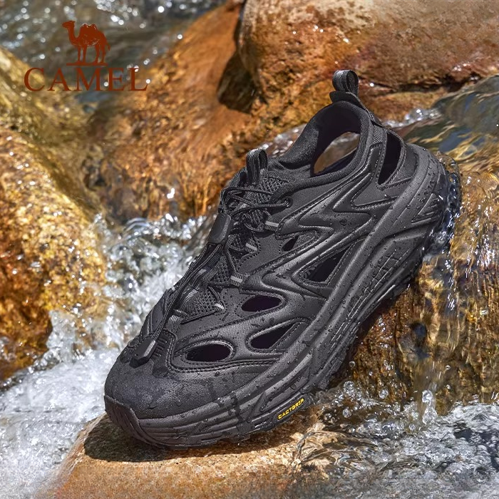 骆驼溯溪鞋2025夏季新款透气沙滩鞋户外休闲男女速干透气凉拖鞋