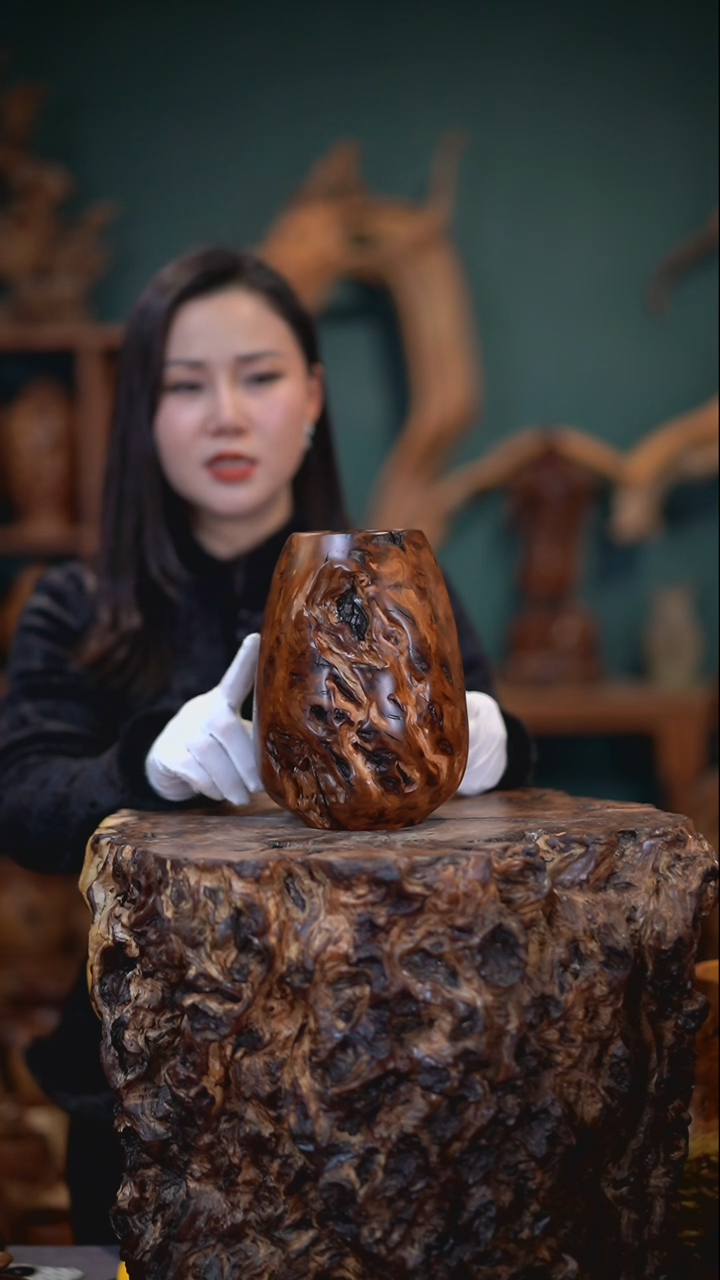 【闪购商品】枣木雷击枣木鸡心罐