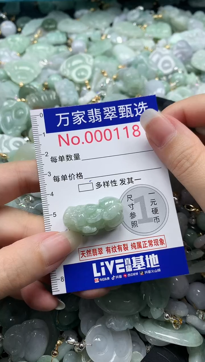 吊坠(不含链)未镶嵌翡翠1181