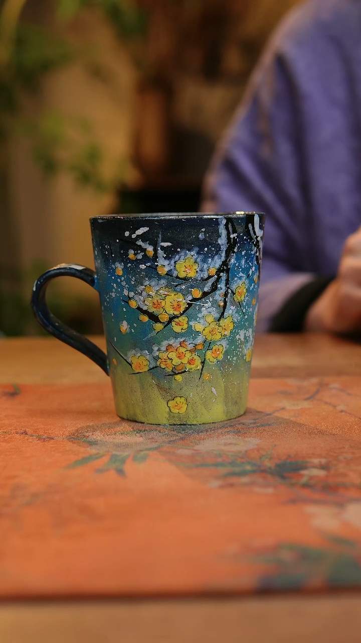 【闪购商品】瓷片1864景德镇手工手绘釉下彩高温瓷