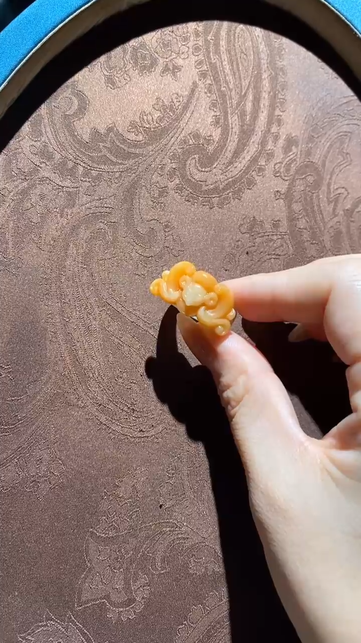 【闪购商品】翡翠戒圈未镶嵌红翡绿翠 09号