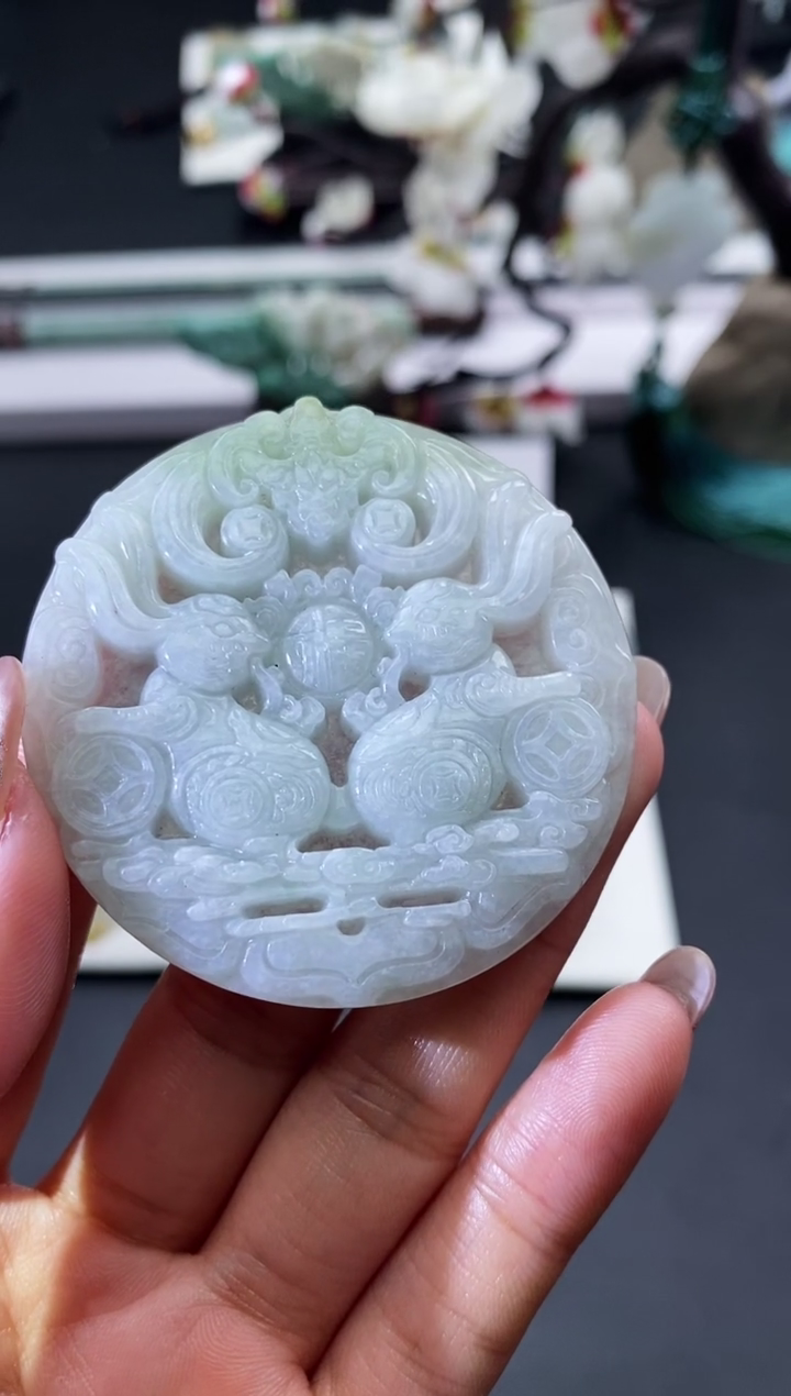 【闪购商品】翡翠颈饰未镶嵌天然缅甸翡翠A货