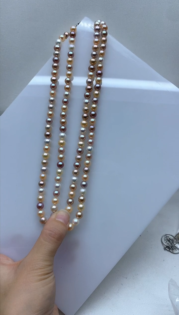 颈饰未镶嵌淡水珍珠项链多样性发其一