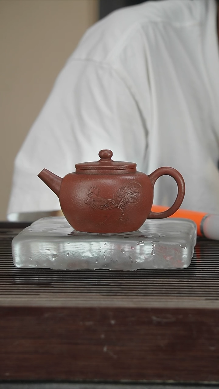 茶壶紫砂独孔，抹布纹230CC117号