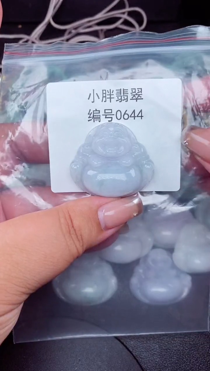 翡翠未镶嵌颈饰缅甸天然A货翡翠0644