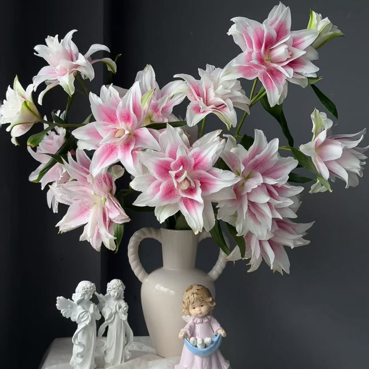 【重瓣百合伊莎贝拉5枝】【叁叁】云南昆明基地直发 家用鲜花