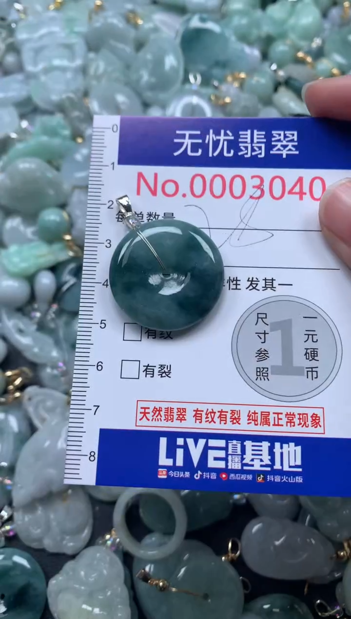 颈饰未镶嵌翡翠3040