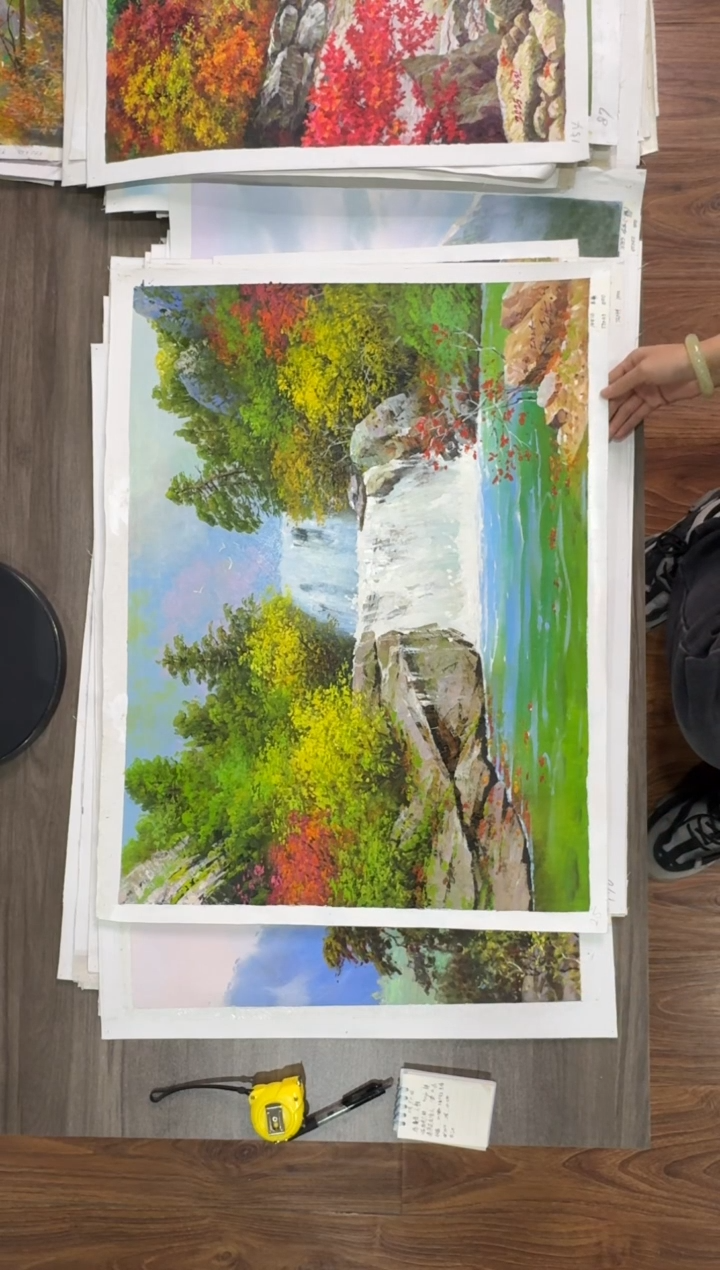 油画【132号】约50*70cm丨朝鲜原创纯手绘孤品油画丨顺丰包邮