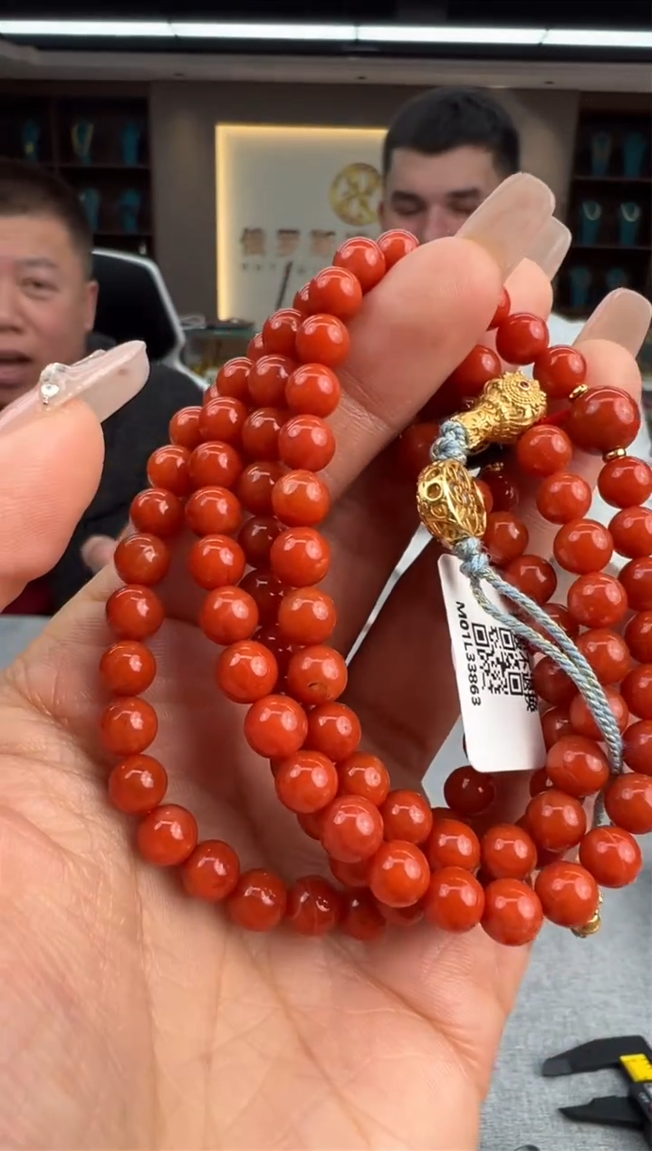 【闪购商品】南红玛瑙颈饰未镶嵌55秒拍号