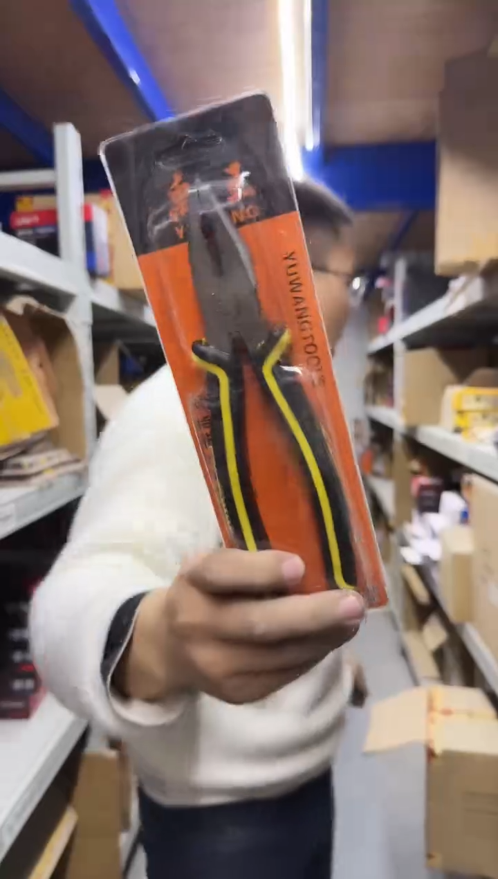 工具 钢丝钳黄黑   