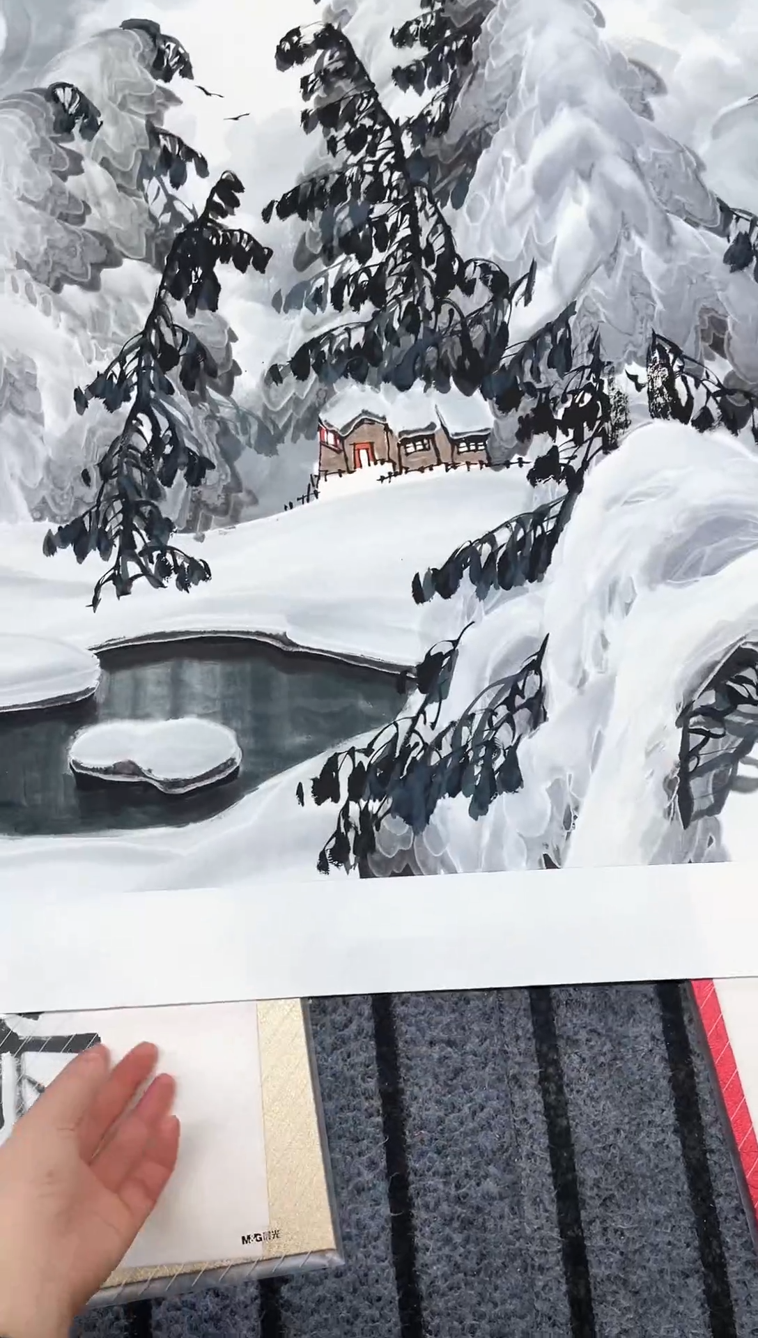 精品国画山水作品