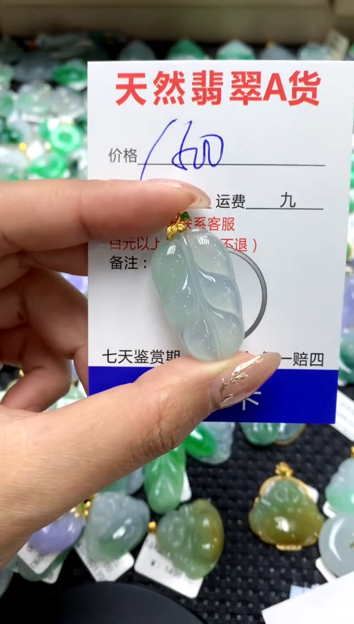 【闪购商品】翡翠颈饰18K金镶嵌111111111