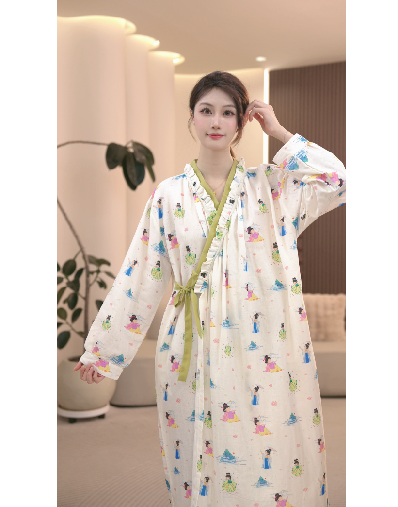 DM定制【唐韵睡裙】设计款家居服睡裙