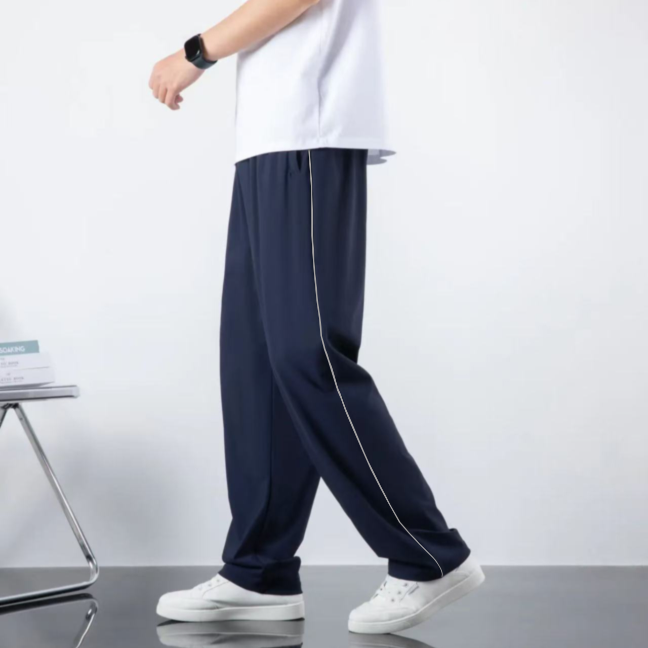 【春秋款】学生校服长裤运动裤直筒休闲裤初中高中生宽松小学生