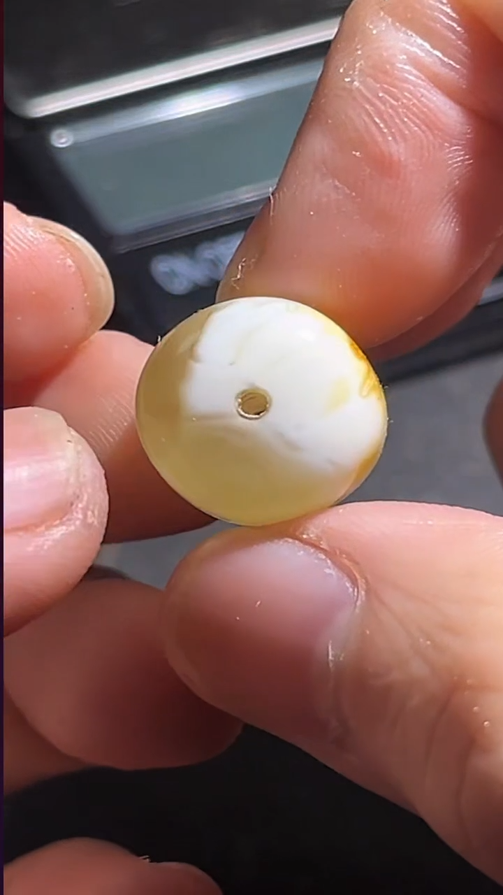 蜜蜡颈饰未镶嵌pz1206-8单珠约14x12mm