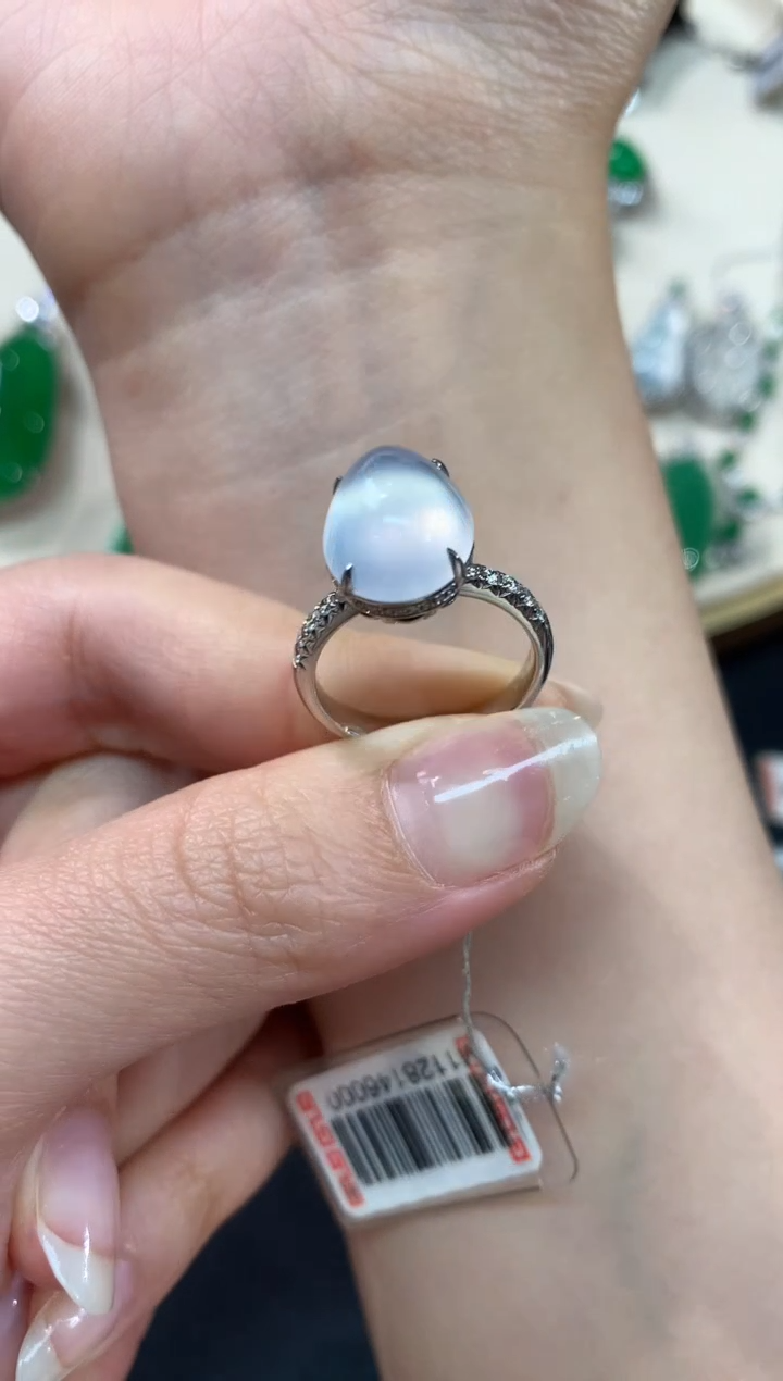 【闪购商品】翡翠戒指18K金镶嵌A147|29999