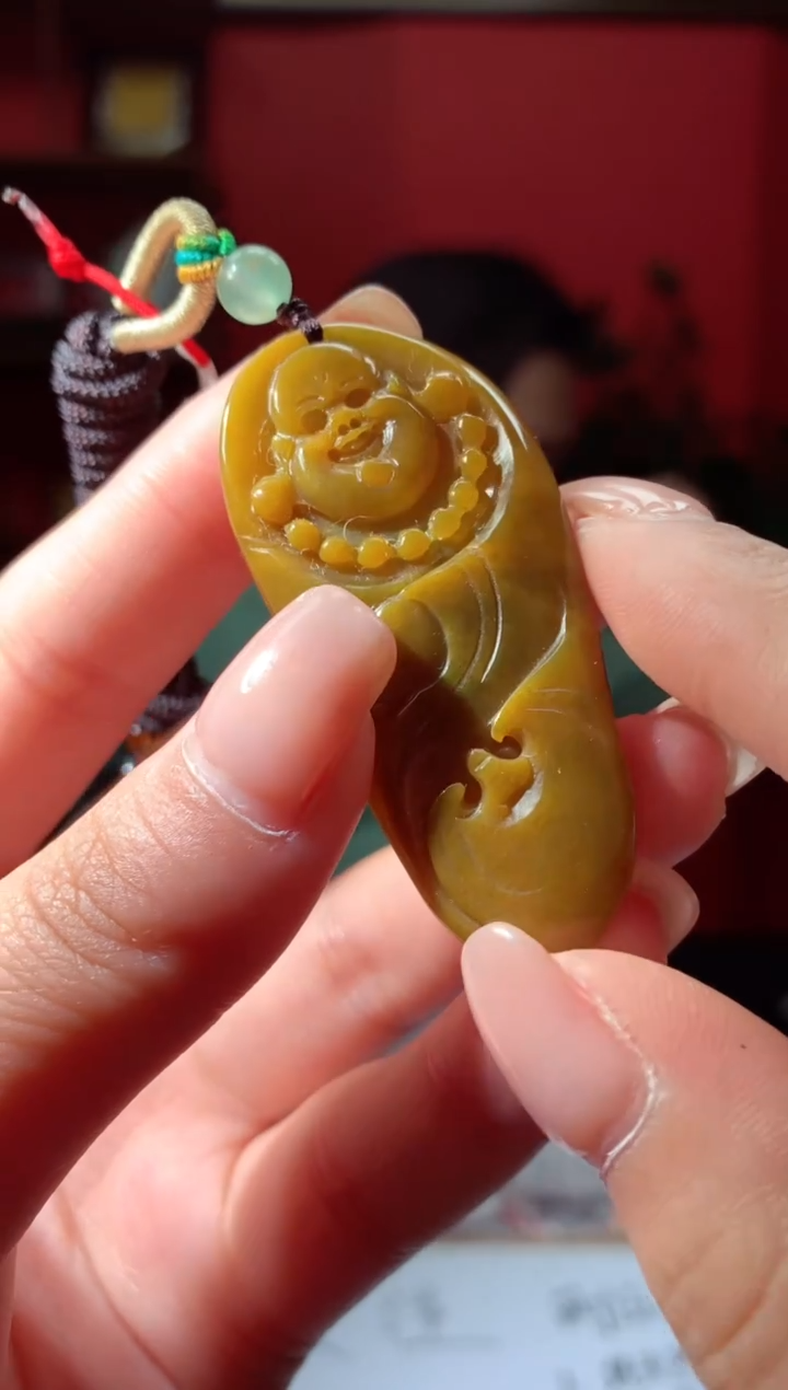 吊坠(不含链)未镶嵌翡翠天然翡翠A货35