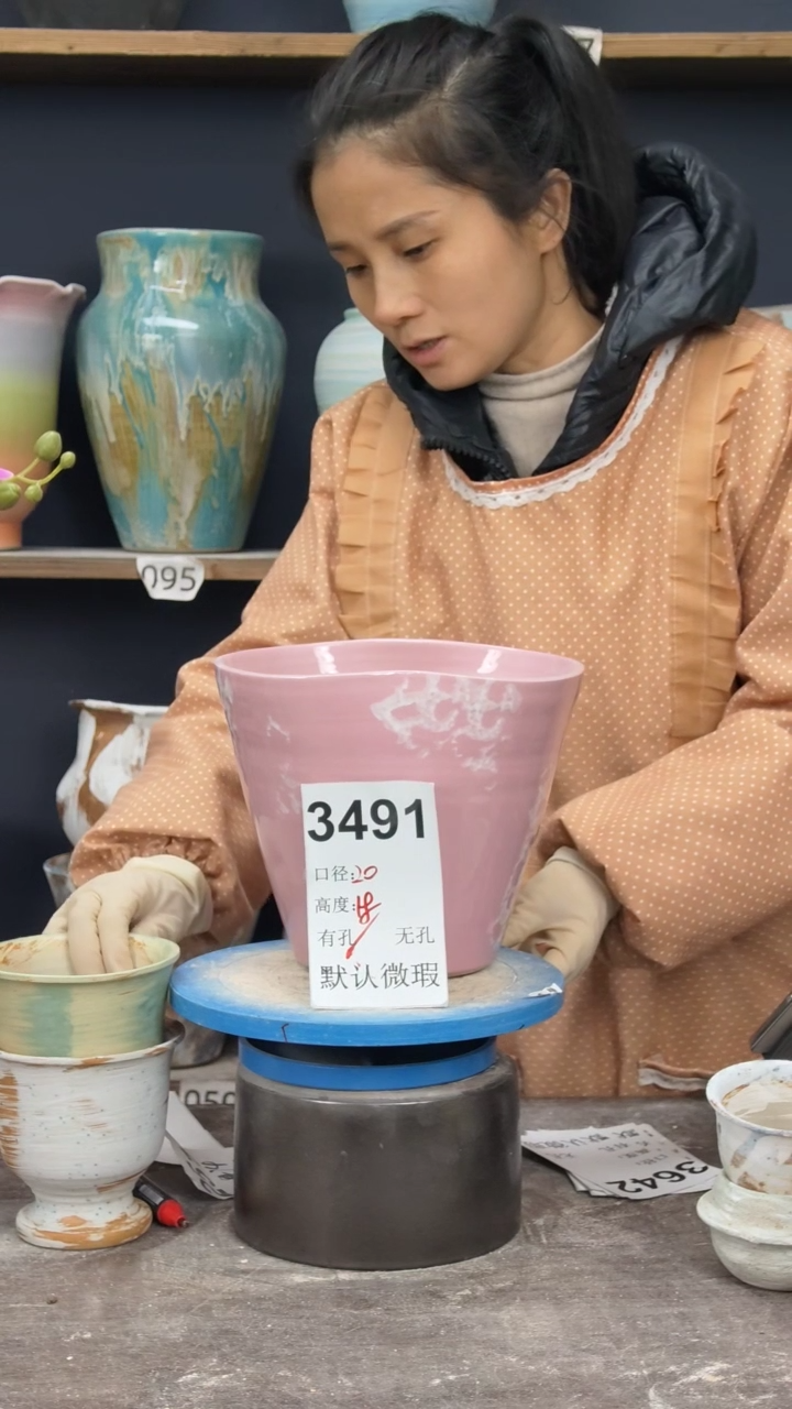 景德镇陶园花盆3491