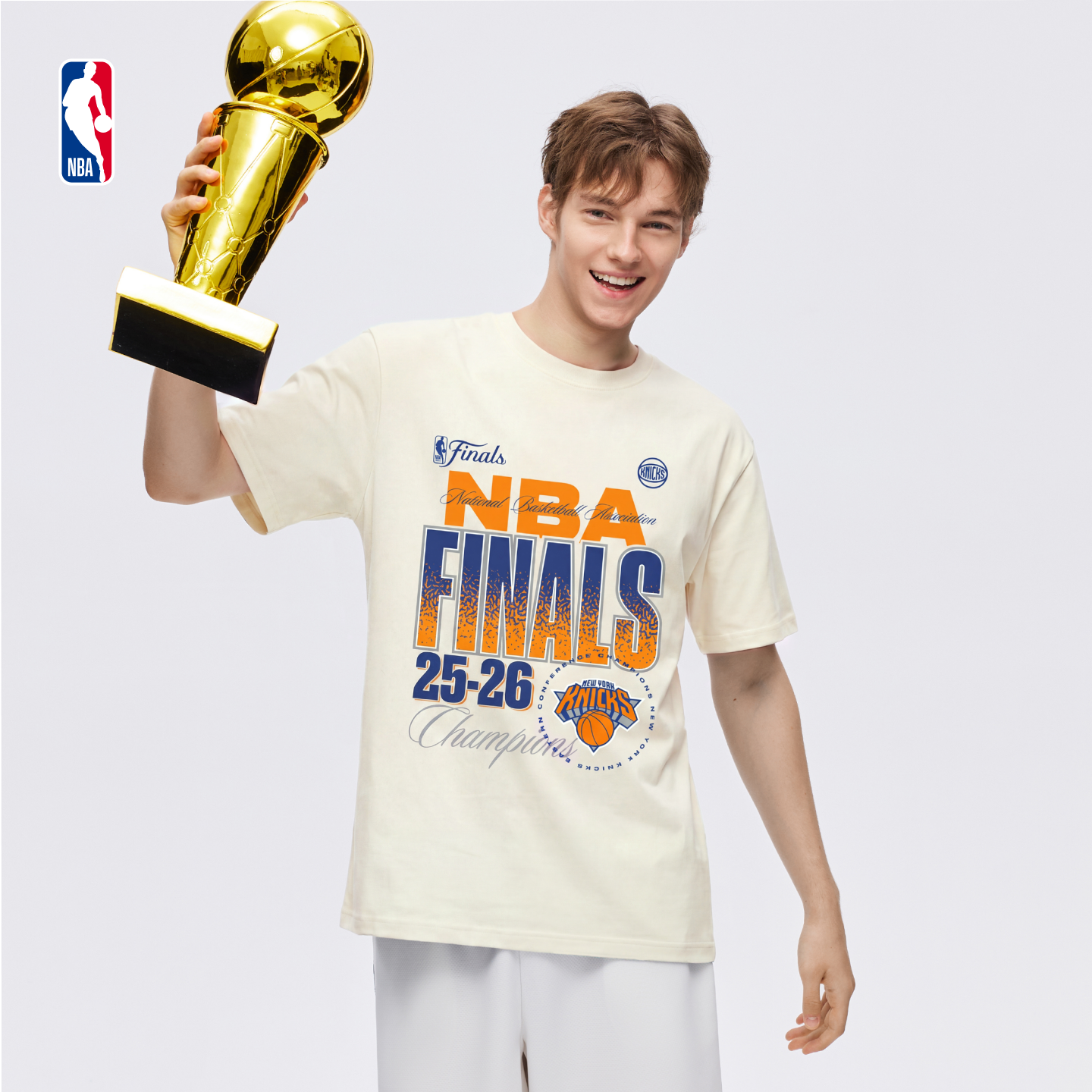 【总冠军纪念】NBA官方2025-26赛季尼克斯总冠军纪念T恤
