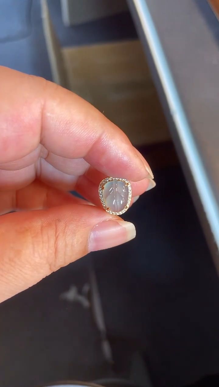 吊坠(不含链)银S925镶嵌翡翠1