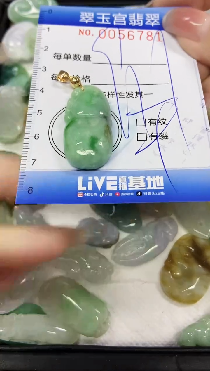 【闪购商品】翡翠颈饰未镶嵌闪购商品0056781