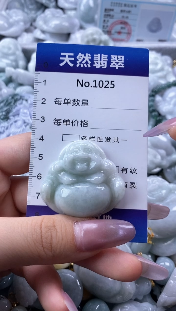 翡翠未镶嵌颈饰缅甸A货翡翠1025