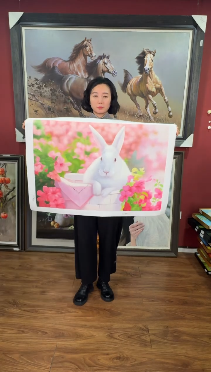 油画【109号】约90*60cm丨朝鲜原创纯手绘孤品油画丨顺丰包邮