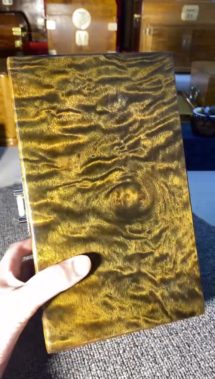 【闪购商品】金丝楠木艺阴沉首饰盒F1