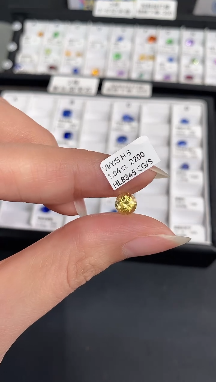 裸石彩色蓝宝石1.04CT HL8345 CG/S